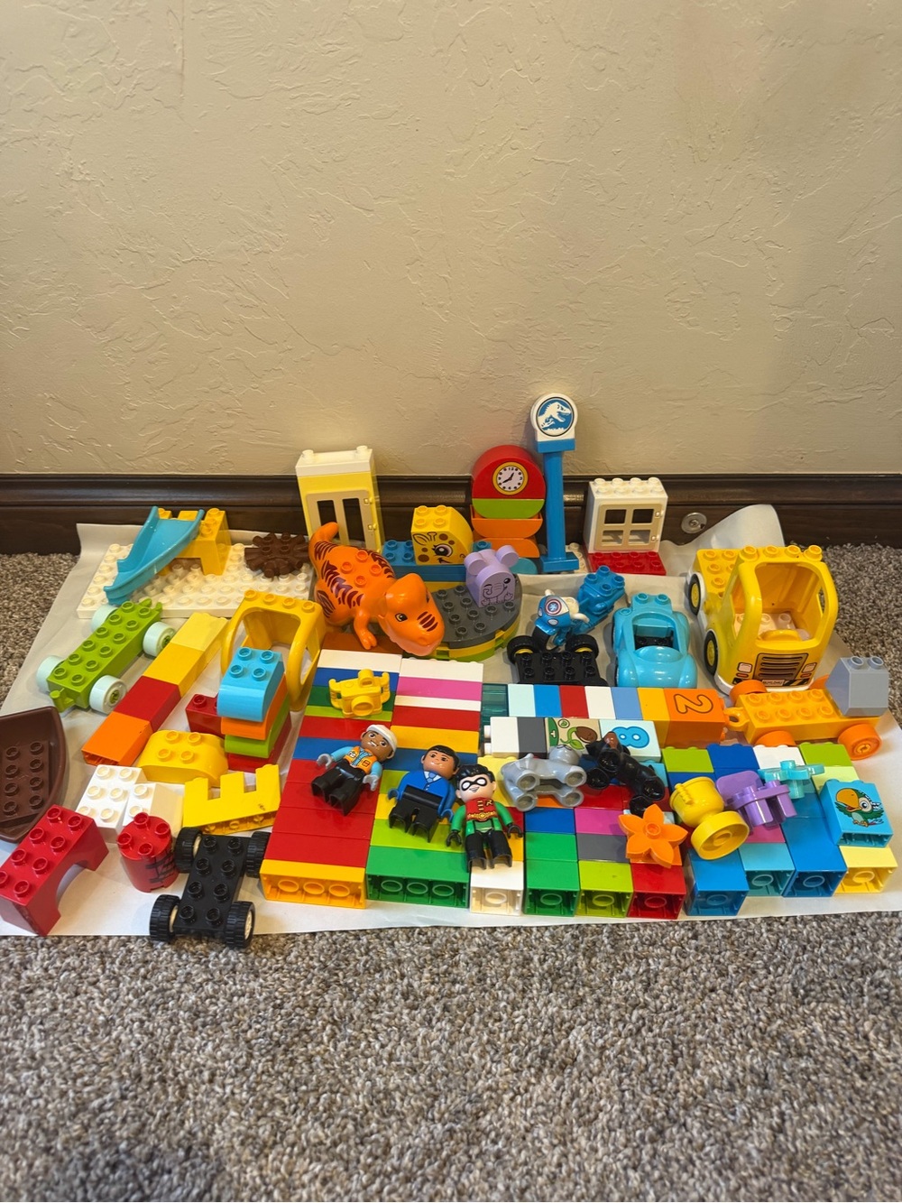 LEGO DUPLO Building Blocks Toy Set with Figures and Vehicles